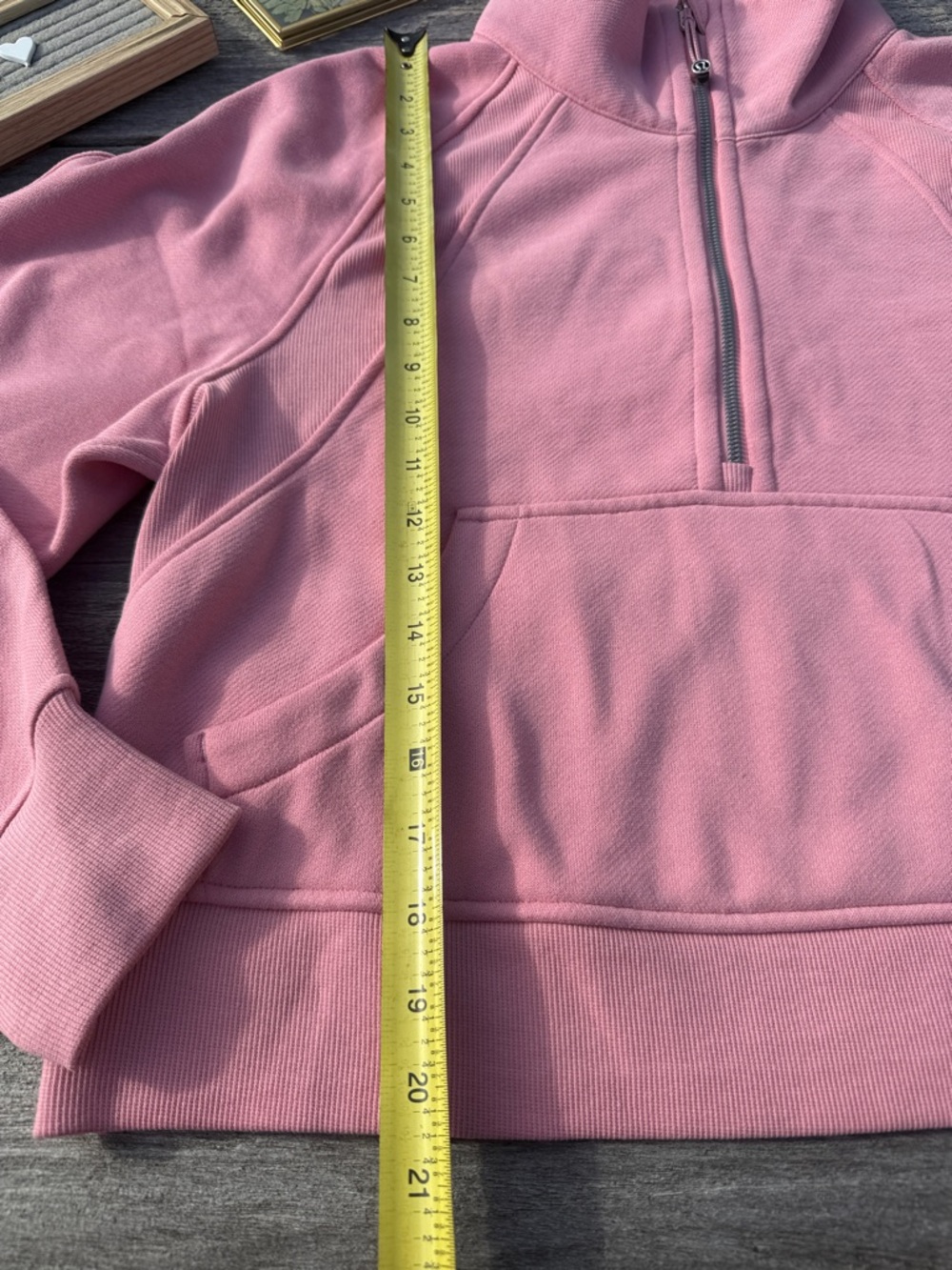Lululemon Scuba Oversized Funnel Neck Pink Tide XS/S NWT Half Zip Sweatshirt - Picture 3 of 6